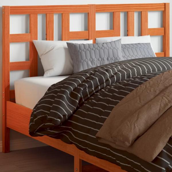ARDEBO.de - Kopfteil Wachsbraun 150 cm Massivholz Kiefer