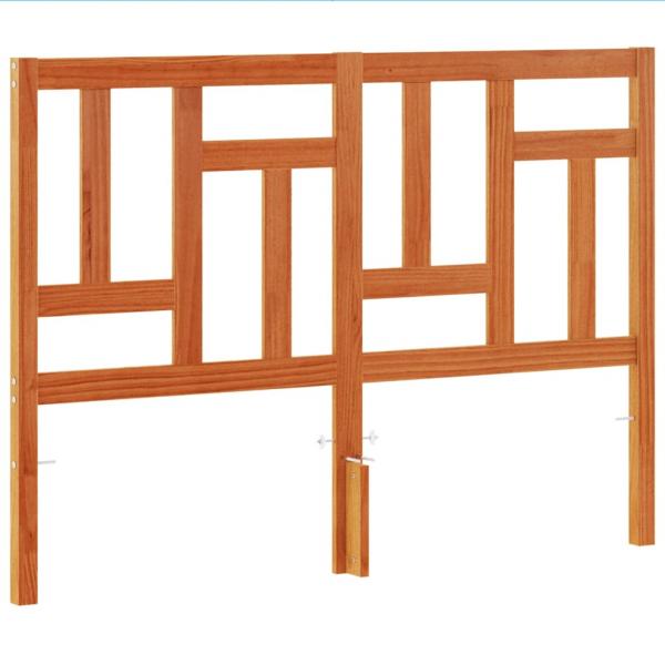 Kopfteil Wachsbraun 140 cm Massivholz Kiefer