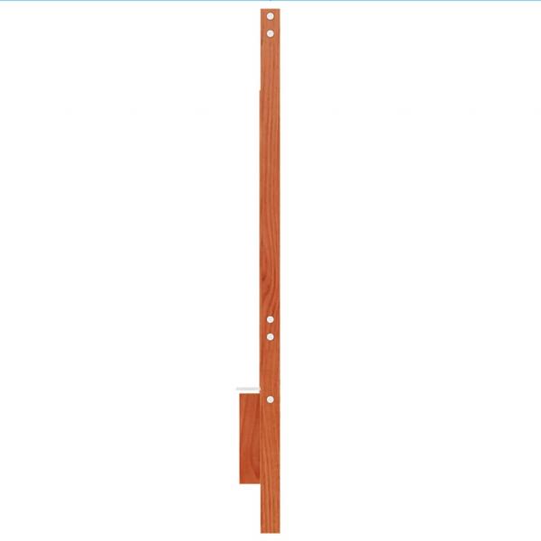 Kopfteil Wachsbraun 140 cm Massivholz Kiefer