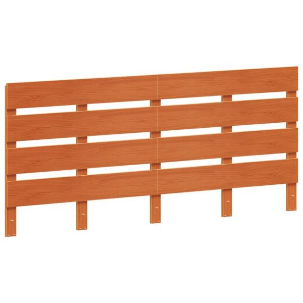 Kopfteil Wachsbraun 180 cm Massivholz Kiefer
