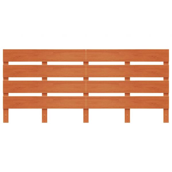 Kopfteil Wachsbraun 180 cm Massivholz Kiefer