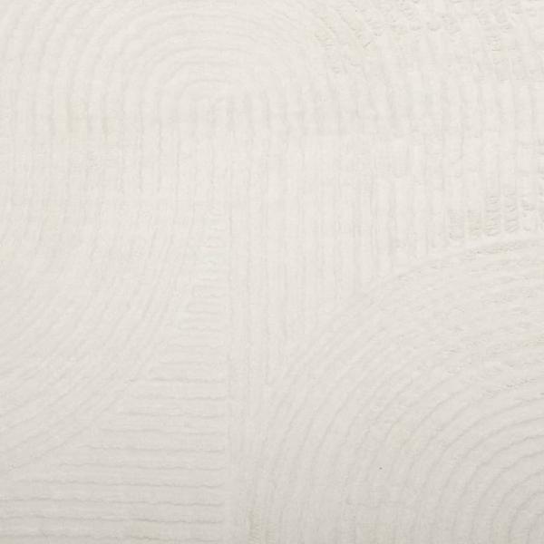 Teppich IZA Kurzflor Skandinavischer Look Creme Ø 200 cm