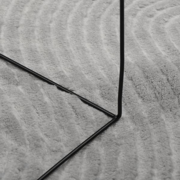 Teppich IZA Kurzflor Skandinavischer Look Grau 240x340 cm
