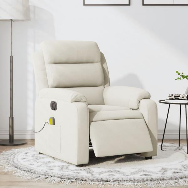 ARDEBO.de - Massagesessel Elektrisch Creme Samt