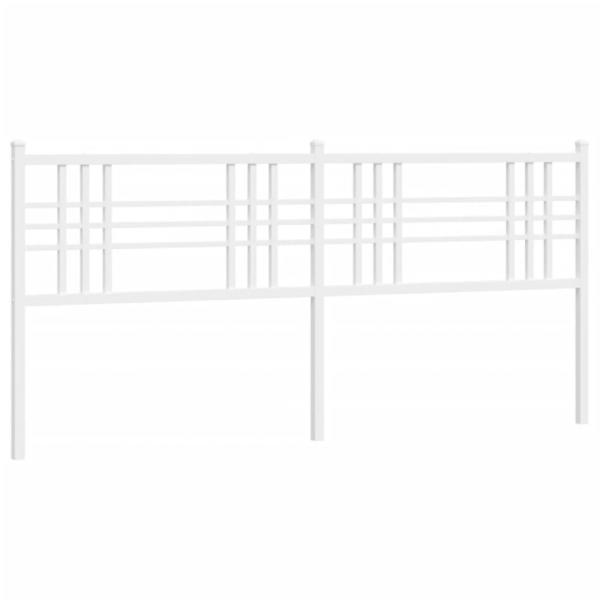 Kopfteil Metall Weiß 180 cm