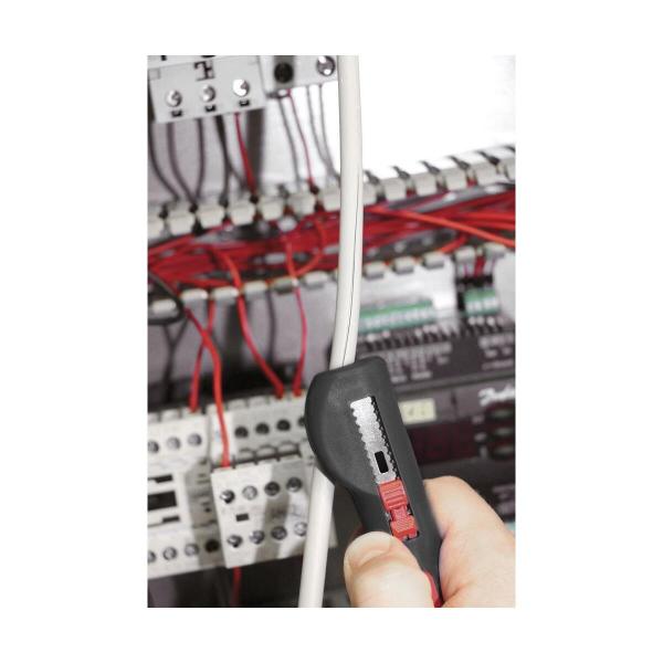 Wiha Z74006 Abisolier-Multitool für Rundkabel, 125 mm (44242)