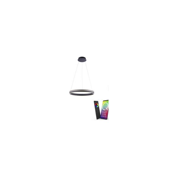 ARDEBO.de Paul Neuhaus Q-Vito LED-Pendelleuchte, 39W, 4000lm, Smart Home, anthrazit (8411-13)