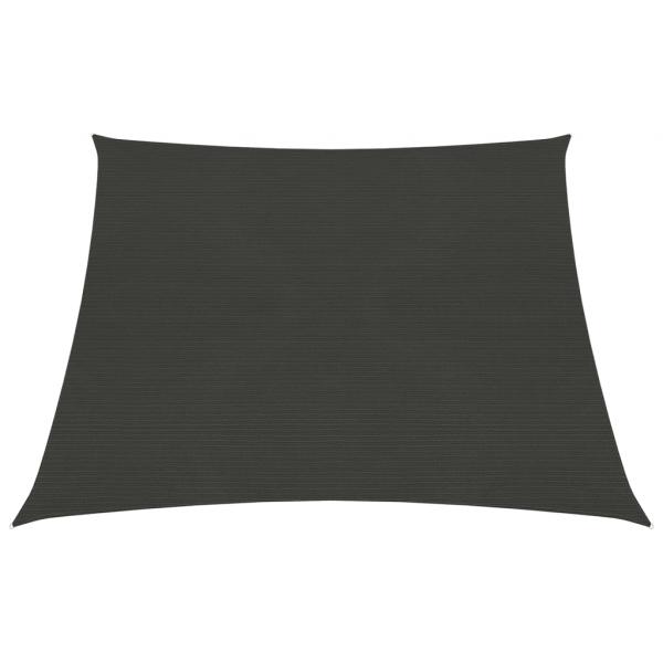 ARDEBO.de - Sonnensegel 160 g/m² Anthrazit 4/5x4 m HDPE
