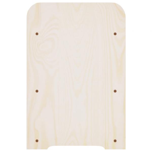 Weinregal mit Oberplatte 43x25x37 cm Massivholz Kiefer