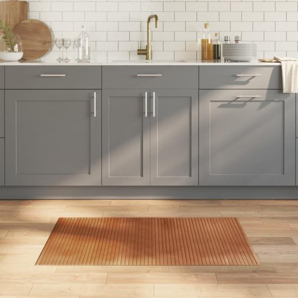 ARDEBO.de - Teppich Rechteckig Natur 60x100 cm Bambus