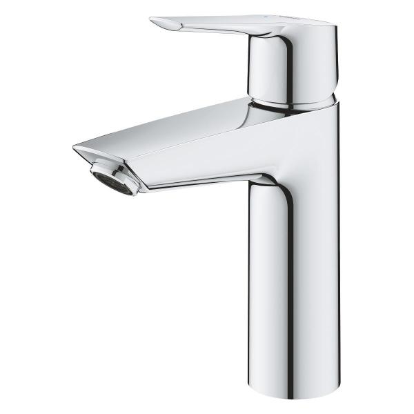 GROHE QuickFix Start Einhebel- Waschtischarmatur, mit Temperaturbegrenzer, EcoJoy, SilkMove® ES, chrom (23746002)
