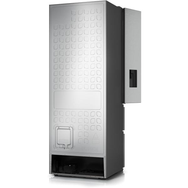 Hisense RF632N4WIE Side-by-Side Kombination, 70cm breit, 485L, NoFrost, CrispZone, Wasserspender, Wassertank, Eiswürfelbehälter, SuperCool, Edelstahloptik