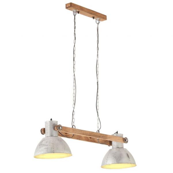 ARDEBO.de - Hängelampe Industriestil 25 W Silbern 109 cm E27