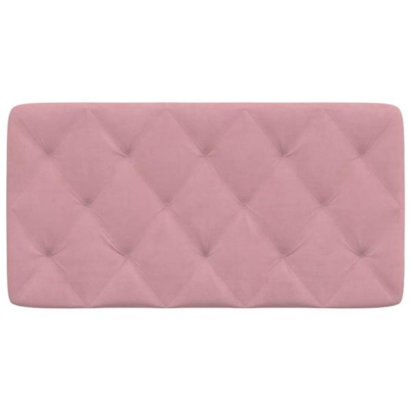 Kopfteil-Kissen Rosa 100 cm Samt