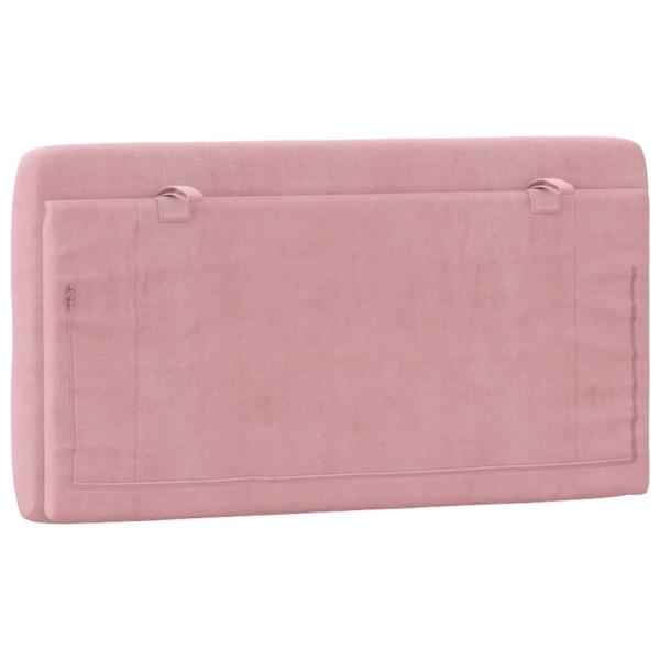 Kopfteil-Kissen Rosa 100 cm Samt