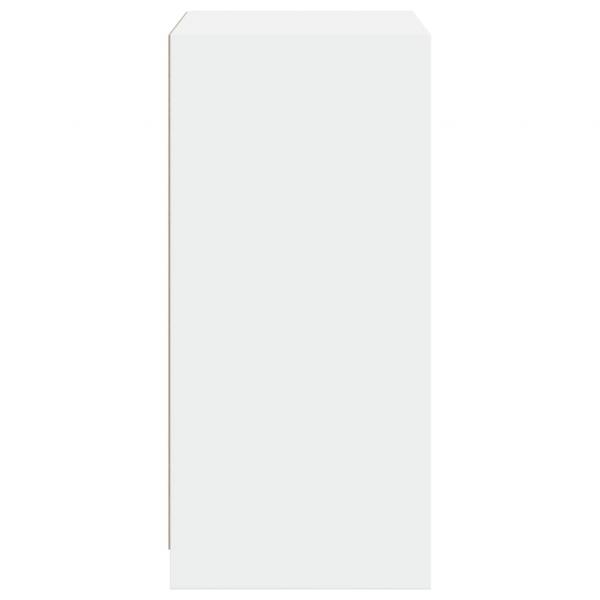 Kleiderschrank Weiß 48x41x102 cm Holzwerkstoff