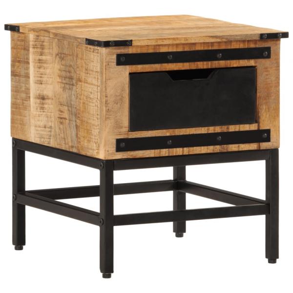 ARDEBO.de - Nachttisch 40x40x45 cm Massivholz Mango