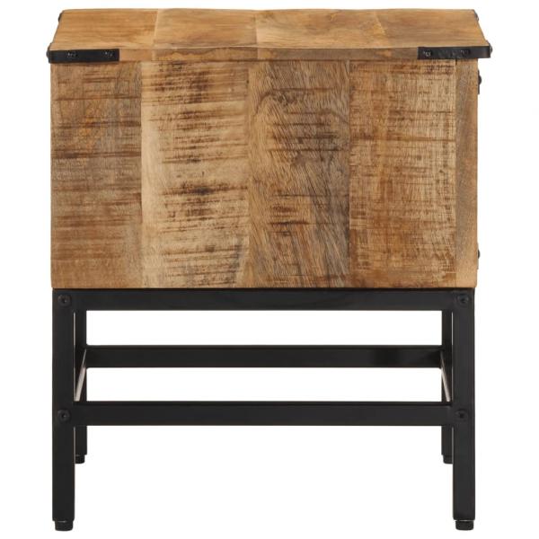 Nachttisch 40x40x45 cm Massivholz Mango