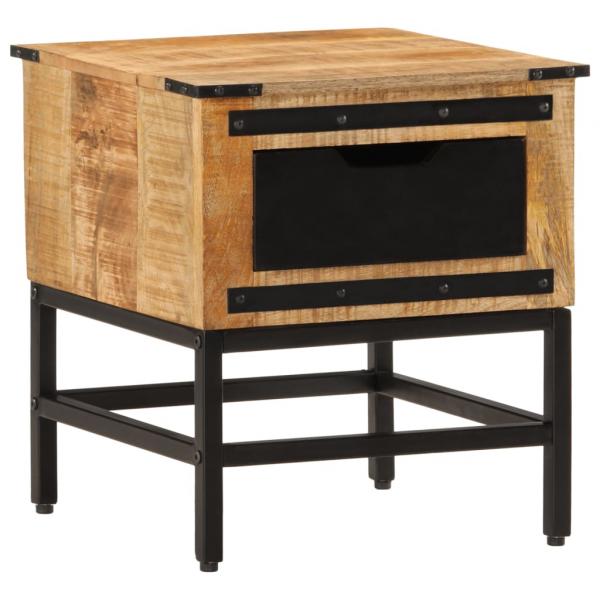 Nachttisch 40x40x45 cm Massivholz Mango