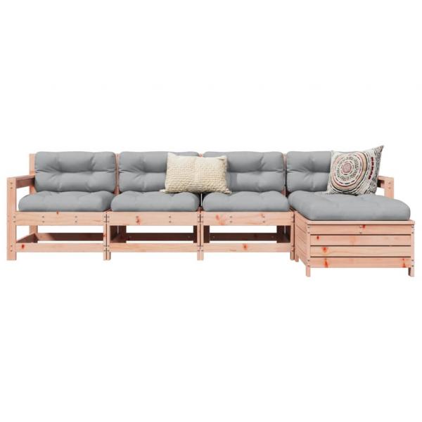 ARDEBO.de - 5-tlg. Garten-Sofagarnitur Massivholz Douglasie