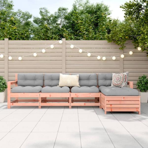 5-tlg. Garten-Sofagarnitur Massivholz Douglasie