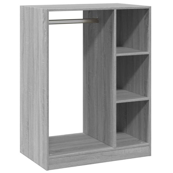 Kleiderschrank Räuchereiche 77x48x102 cm Holzwerkstoff