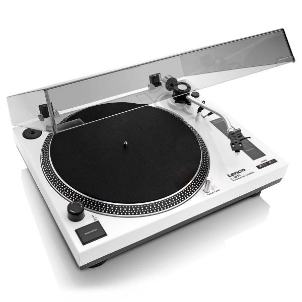 Plattenspieler Direktantrieb PC-Codierung CE-UK Weiß (Menge: 2 je Bestelleinheit)