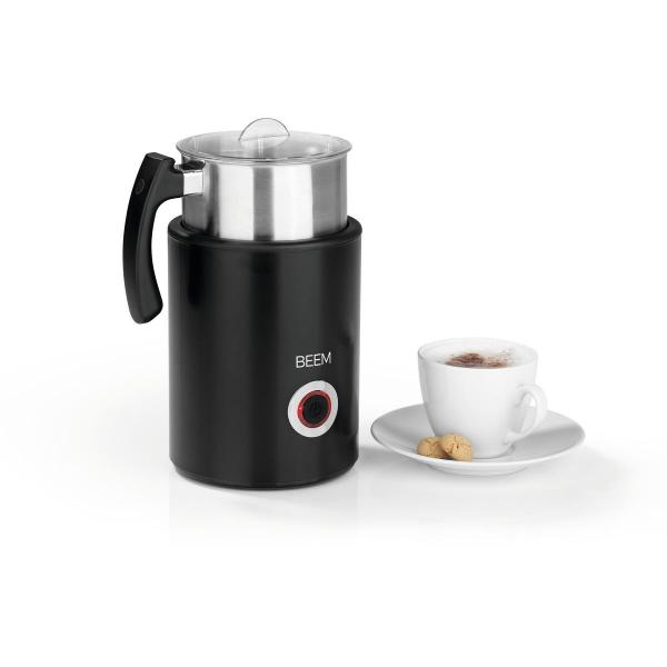 ARDEBO.de BEEM Induktions-Milchaufschäumer Milk Perfect II 260ml, 500W, Edelstahl/schwarz (08158)
