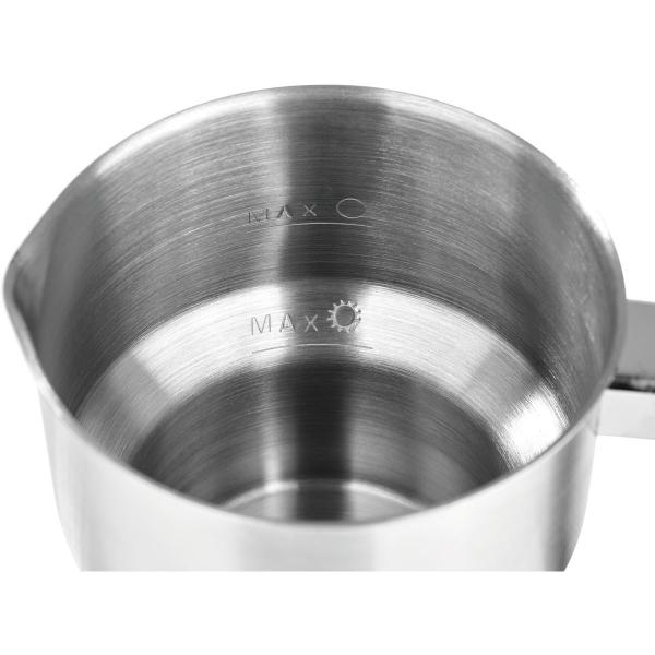 BEEM Induktions-Milchaufschäumer Milk Perfect II 260ml, 500W, Edelstahl/schwarz (08158)