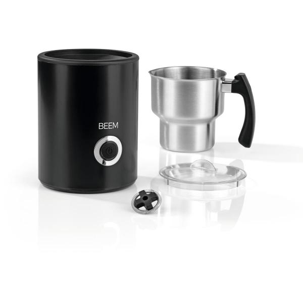 BEEM Induktions-Milchaufschäumer Milk Perfect II 260ml, 500W, Edelstahl/schwarz (08158)