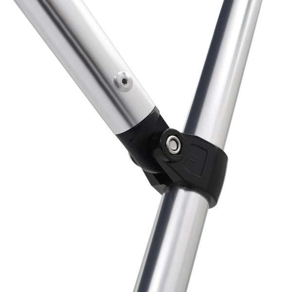 ARDEBO.de - 4-Bow Bimini-Top Schwarz 236x199x135 cm