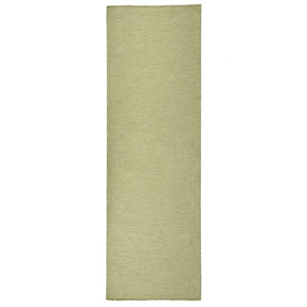 ARDEBO.de - Outdoor-Teppich Flachgewebe 80x250 cm Grün
