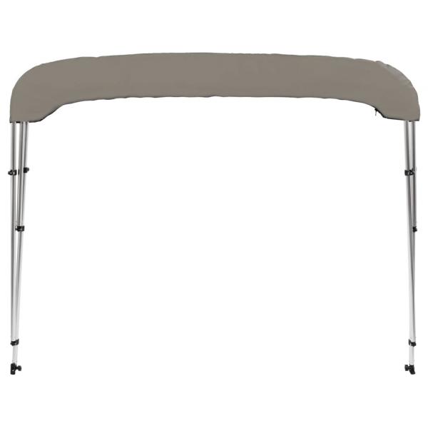 3-Bow Bimini-Top Grau 184x170x133 cm