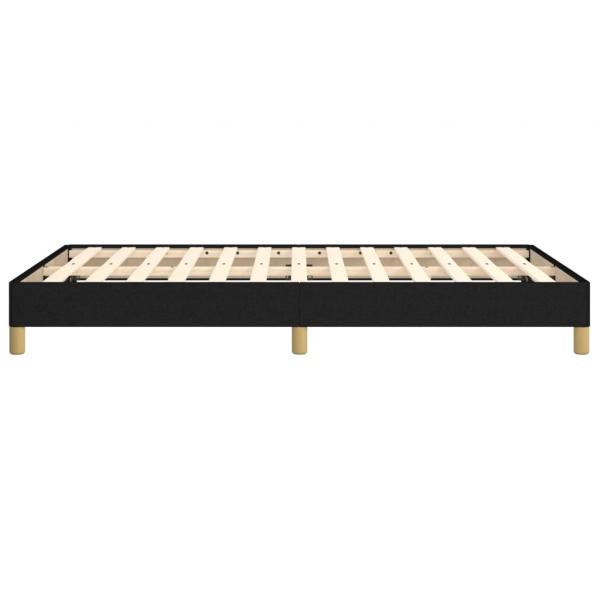 Bettgestell Schwarz 120x190 cm Stoff