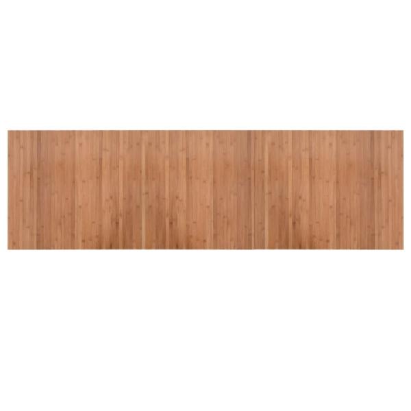 Teppich Rechteckig Natur 60x200 cm Bambus