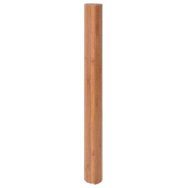 Teppich Rechteckig Natur 60x200 cm Bambus