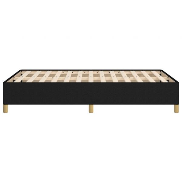 Bettgestell Schwarz 120x190 cm Stoff