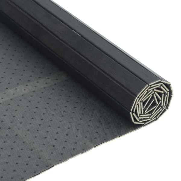 ARDEBO.de - Teppich Rechteckig Grau 70x400 cm Bambus