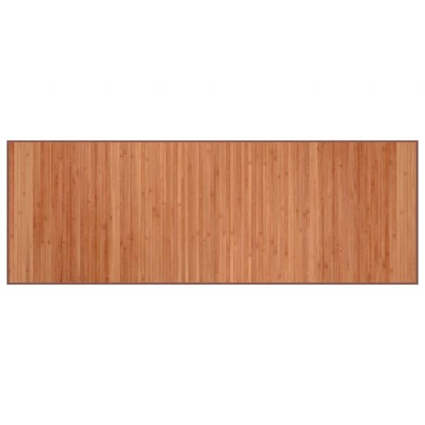 Teppich Rechteckig Braun 70x200 cm Bambus