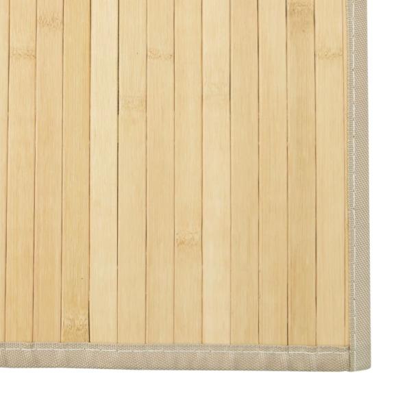 Teppich Rechteckig Hell Natur 70x300 cm Bambus