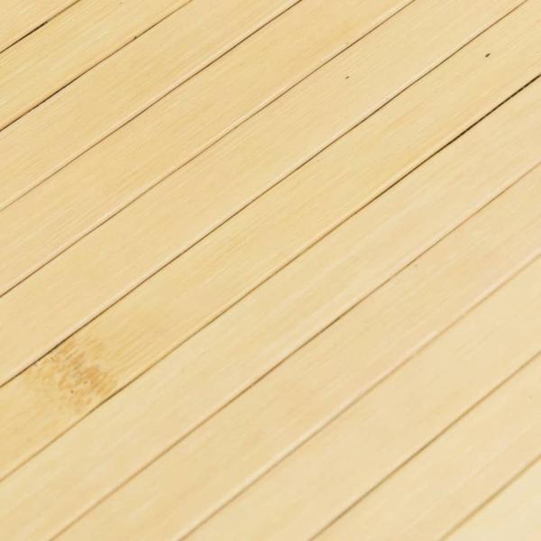 Teppich Rechteckig Hell Natur 70x300 cm Bambus