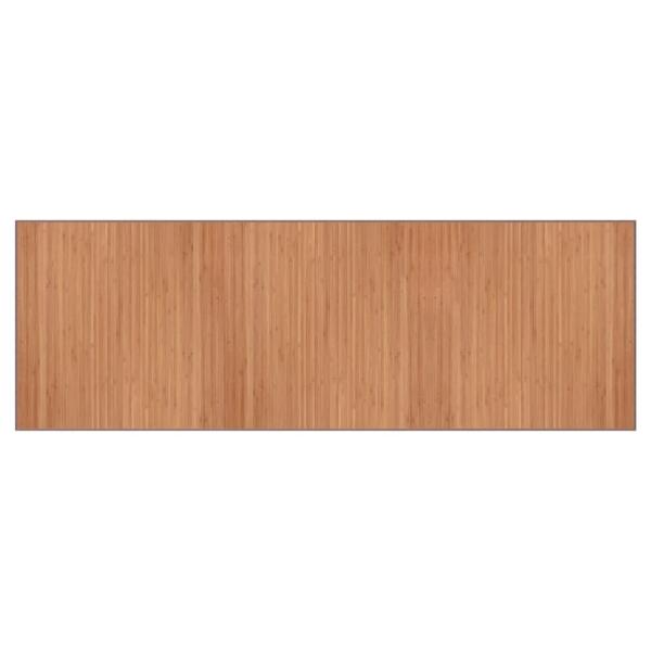 Teppich Rechteckig Natur 100x300 cm Bambus