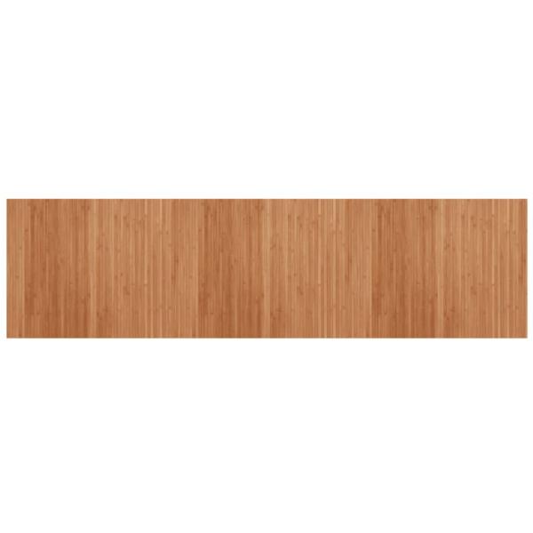 Teppich Rechteckig Natur 80x300 cm Bambus