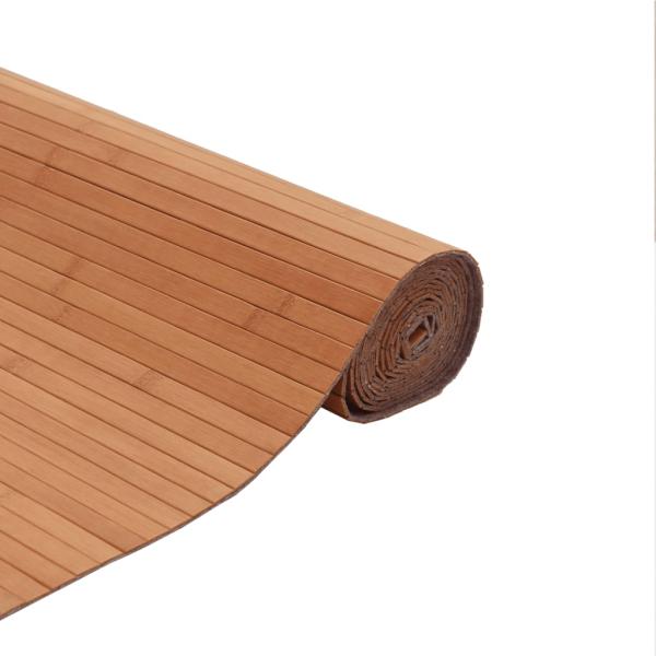 Teppich Rechteckig Natur 80x300 cm Bambus