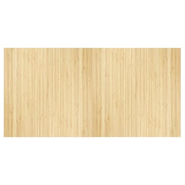 Teppich Rechteckig Hell Natur 100x200 cm Bambus