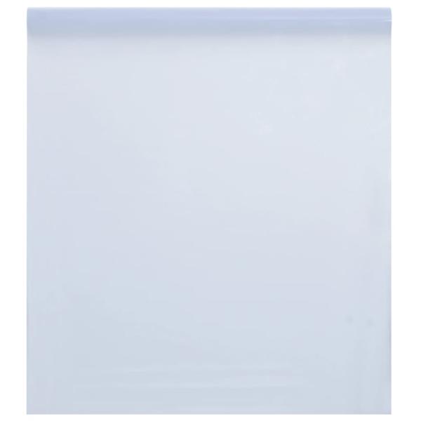 ARDEBO.de - Fensterfolie Statisch Matt Transparent Weiß 60x1000 cm PVC