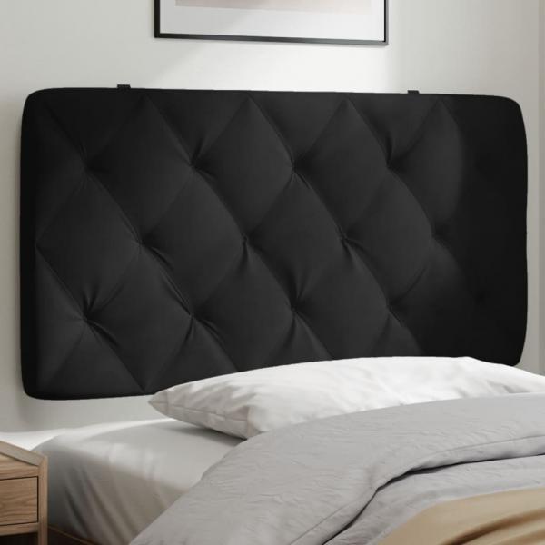 ARDEBO.de - Kopfteil-Kissen Schwarz 100 cm Samt