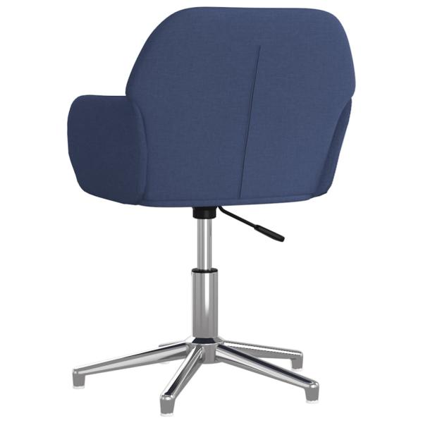 Bürostuhl Drehbar Blau Stoff