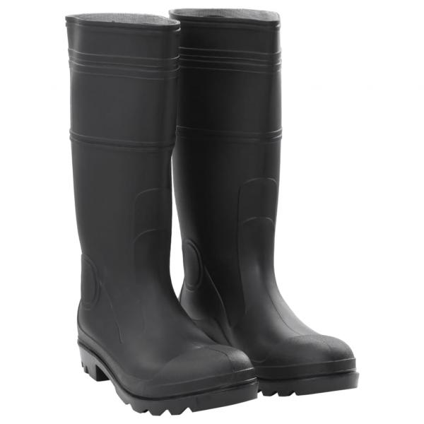 ARDEBO.de - Gummistiefel Schwarz Größe 44 PVC
