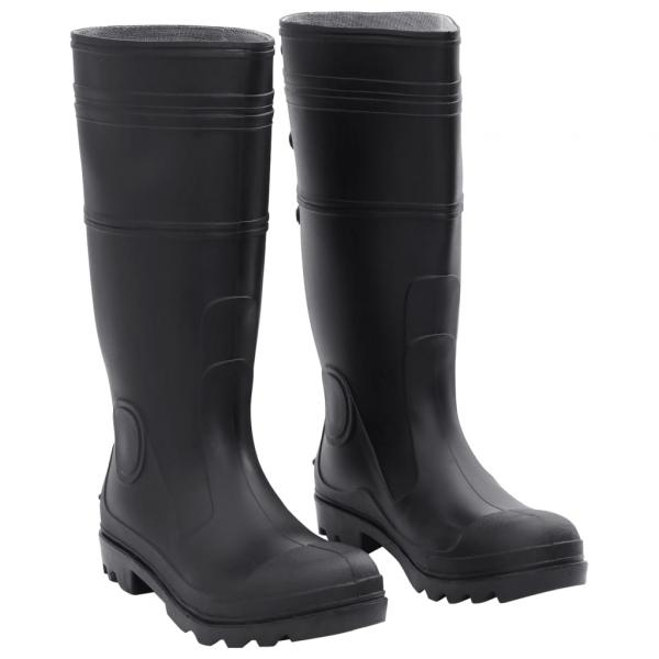 ARDEBO.de - Gummistiefel Schwarz Größe 42 PVC